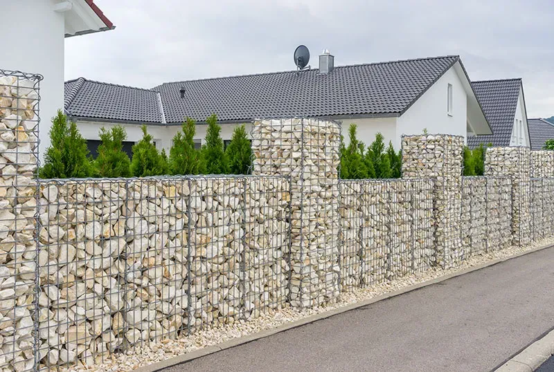 La clôture en Gabions